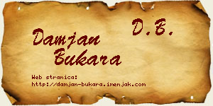 Damjan Bukara vizit kartica